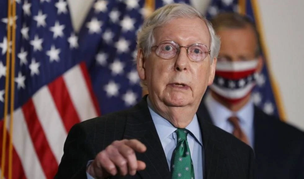 El líder republicano en el Senado de Estados Unidos, Mitch McConnell.