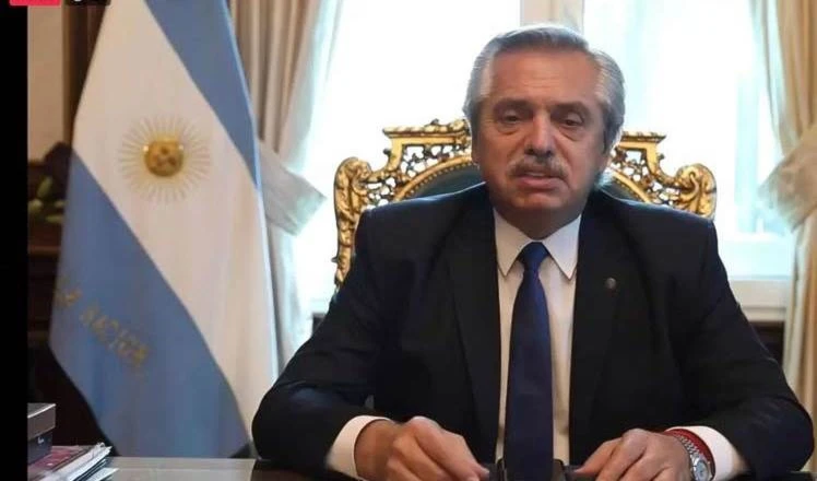 El presidente argentino, Alberto Fernández. El presidente argentino, Alberto Fernández.