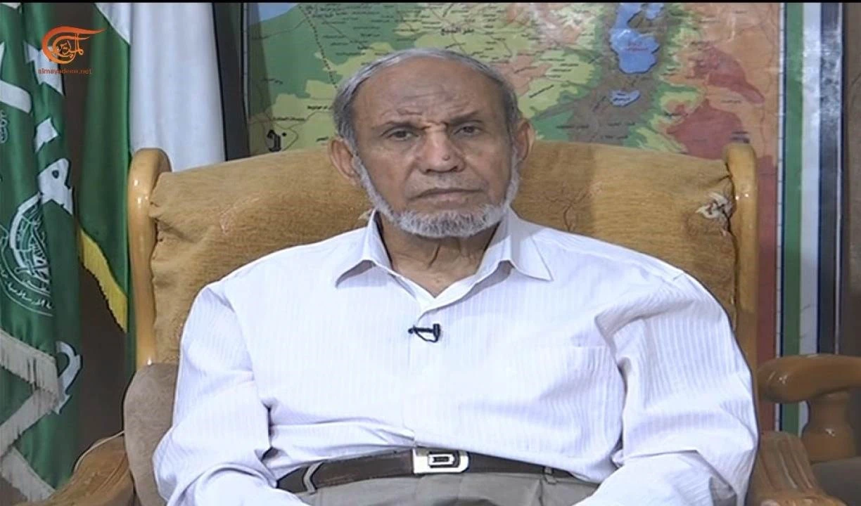 El líder de Hamas, Mahmoud al-Zahar.