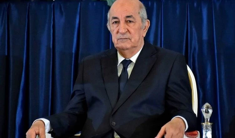 El presidente argelino, Abdelmadjid Tebboune.