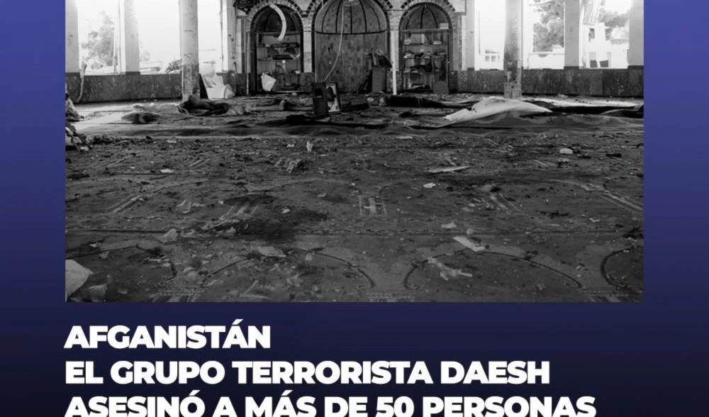 El grupo terrorista Daesh asesinó a más de 50 personas en una mezquita en Kunduz, Afganistán