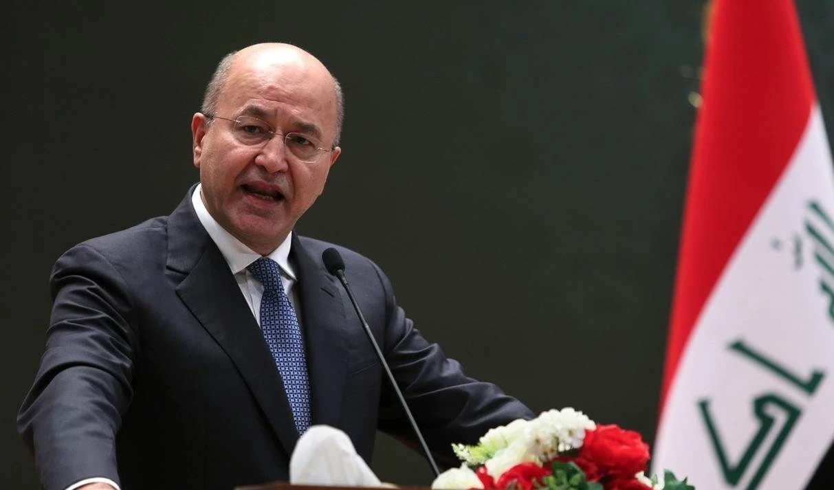Barham Salih, presidente de Iraq.