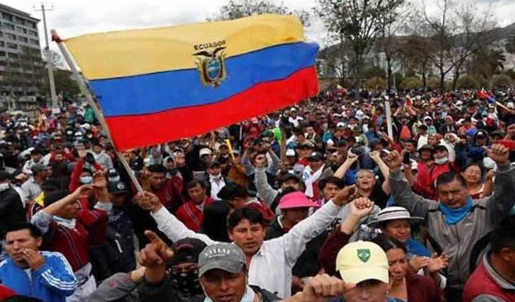 Jornada de protesta en Ecuador contra el gobierno nacional