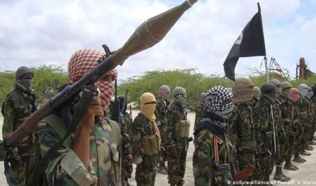 Miembros del grupo terrorista Al Shabab.