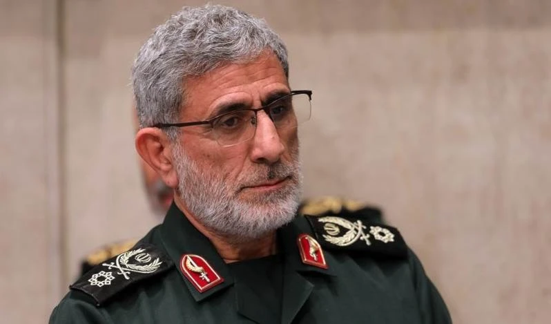 El comandante de la Fuerza Quds del CGRI, el general de brigada Esmail Qaani. El comandante de la Fuerza Quds del CGRI, el general de brigada Esmail Qaani.