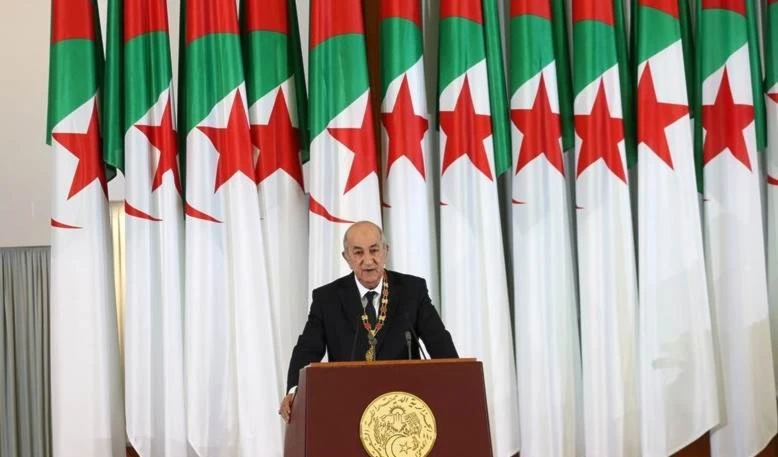 El presidente argelino Abdelmajid Tebboune.