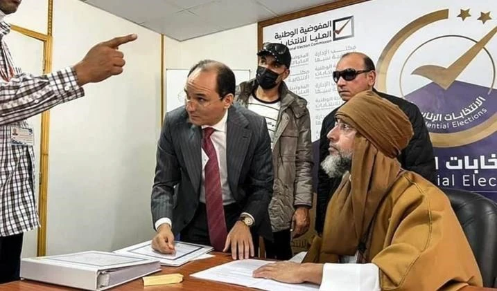 Comisión Electoral de Libia rechaza candidatura del hijo de Gaddafi a elecciones presidenciales. Comisión Electoral de Libia rechaza candidatura del hijo de Gaddafi a elecciones presidenciales.