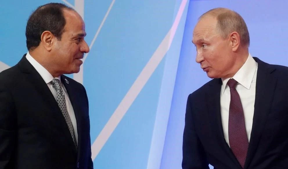 Putin y El Sisi abordan la situación en Medio Oriente y África.