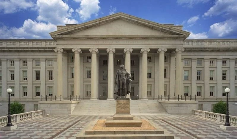 Departamento del Tesoro de Estados Unidos. Departamento del Tesoro de Estados Unidos.