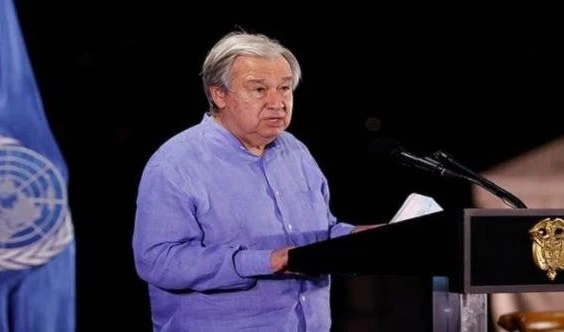 Advierte Guterres que la paz en Colombia tiene enemigos