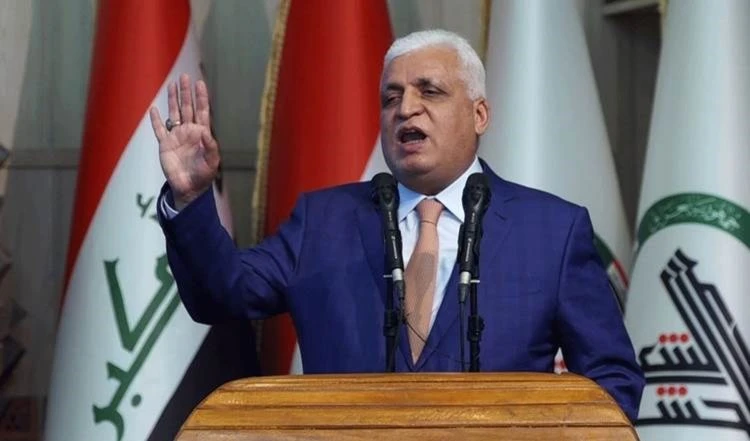 El jefe de la Autoridad de Movilización Popular iraquí, Faleh Al-Fayyad.