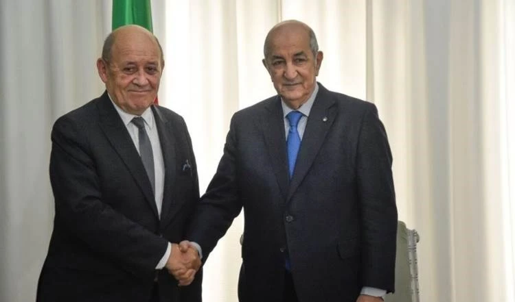 Canciller francés visita a Argelia.