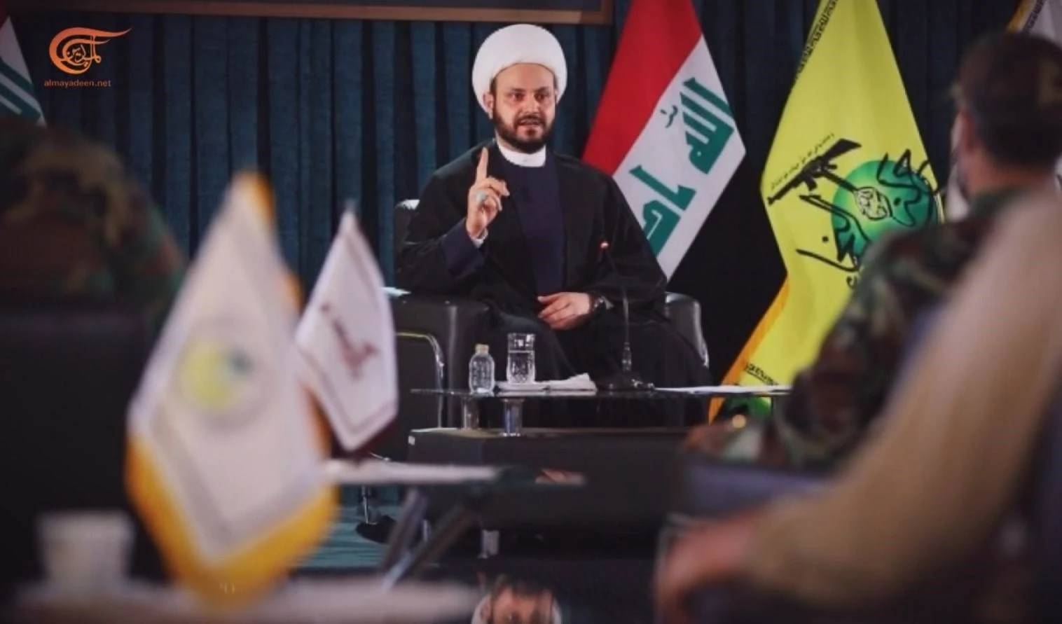 Akram Al Kaabi, secretario general del Movimiento iraquí Nujaba.