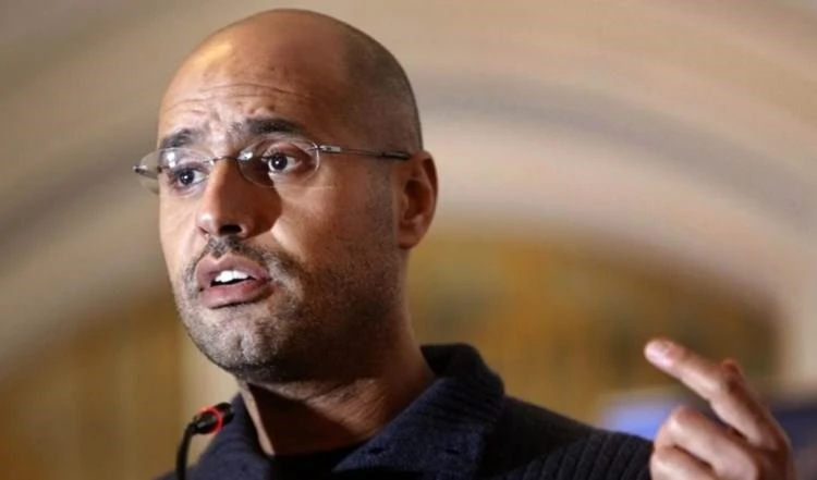 Saif al-Islam Gadafi, hijo de Muamar al Gadafi.