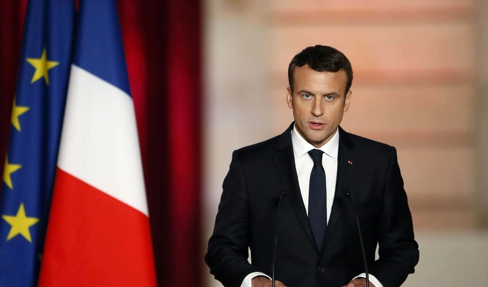 Emmanuel Macron, mandatario francés.