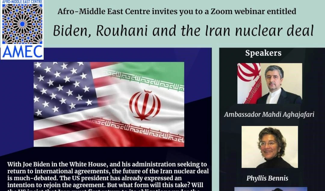 Panel Biden, Rouhani y el acuerdo nuclear con Irán.