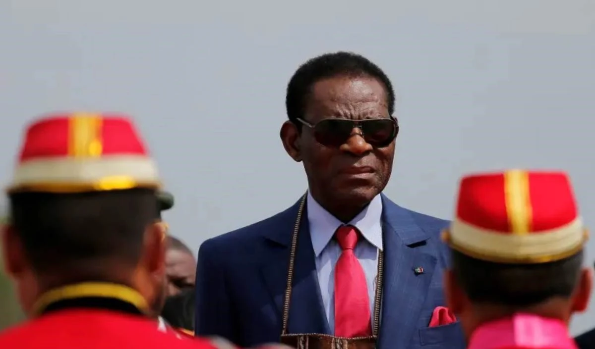 El presidente de Guinea, Teodoro Obiang Nguema Mbasogo.