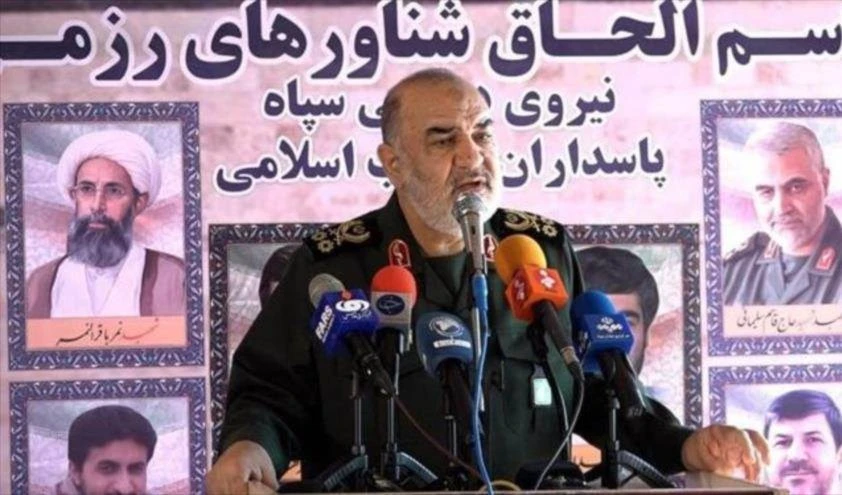 El comandante en jefe del CGRI de Irán, el general de división Hussein Salami.