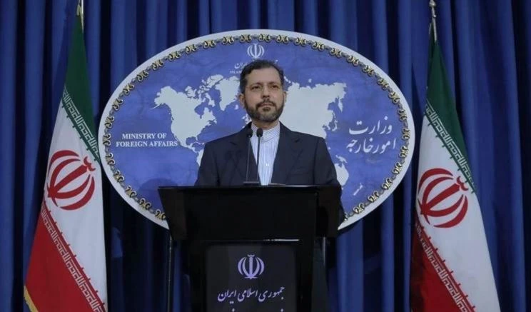 Saeed Khatibzadeh, vocero de la Cancillería iraní.