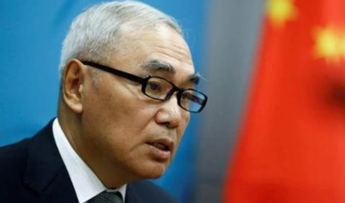 El enviado especial de China para Siria, Xie Xiaoyan. El enviado especial de China para Siria, Xie Xiaoyan.
