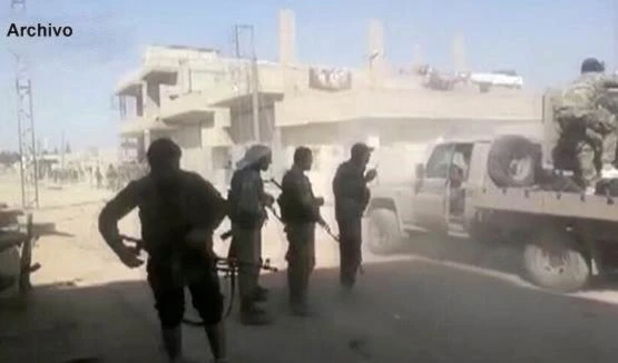 Fuerzas proturcas en Siria.