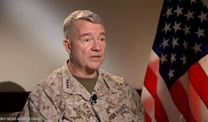 El comandante del Comando Central de Estados Unidos, el general Kenneth Frank McKenzie.