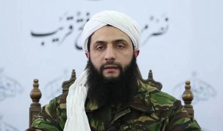 Abu Mohammad al-Golani, jefe del grupo terrorista Hay'at Tahrir al-Sham.