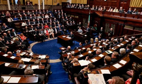 Parlamento irlandés.