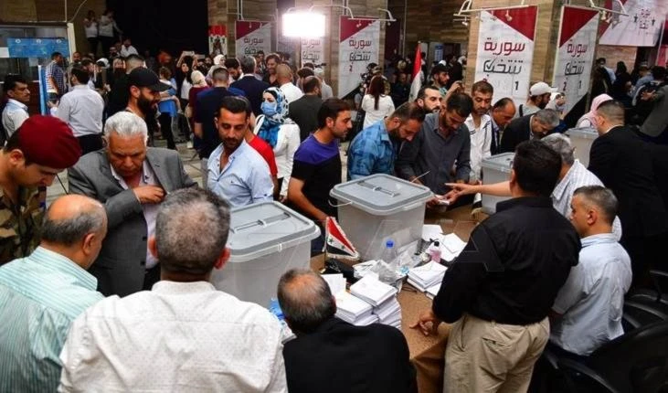 Masiva participación en elecciones sirias. Masiva participación en elecciones sirias.