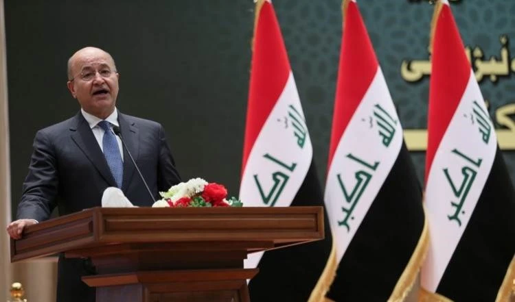 Barham Salih, presidente de Iraq.