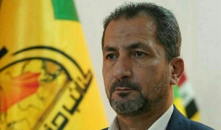 El portavoz de las Brigadas de Hizbullah en Iraq, Muhammad Muhyi.
