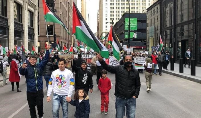 Organizan manifestación en Chicago en solidaridad con los jerosolimitanos. Organizan manifestación en Chicago en solidaridad con los jerosolimitanos.
