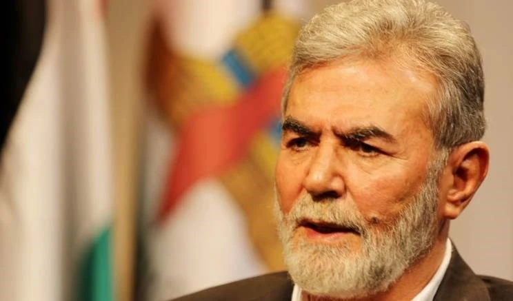 Ziad al-Nakhalah, secretario general del movimiento Jihad islámica Palestina.