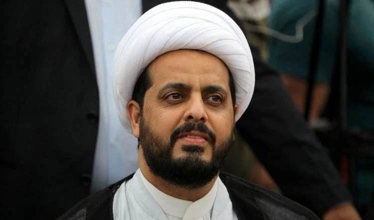 El secretario general del grupo de Resistencia iraquí Asa'ib Ahl al-Haq, Qais al-Khazali.