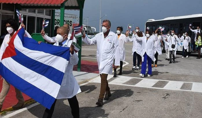 Llegaron Ccolaboradores de Cuba procedentes de Kuwait