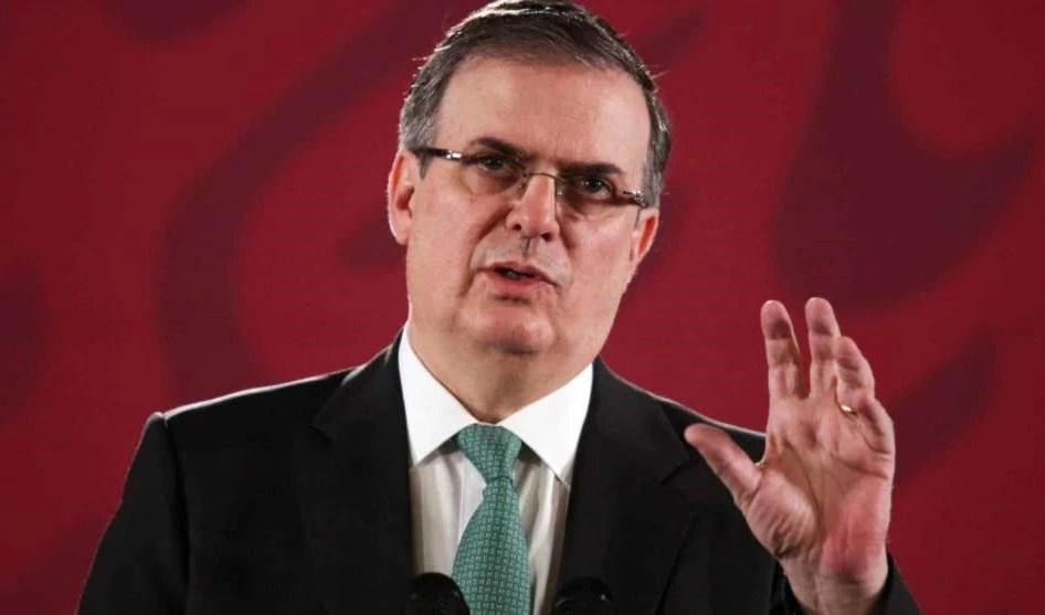 El canciller mexicano Marcelo Ebrard.