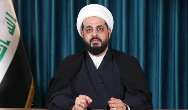 Qais Khazali, líder del grupo iraquí Asaib Ahl al-Haq. Qais Khazali, líder del grupo iraquí Asaib Ahl al-Haq.