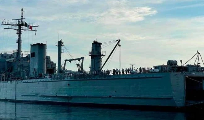 Parte de puerto mexicano segundo buque con ayuda para Cuba Parte de puerto mexicano segundo buque con ayuda para Cuba