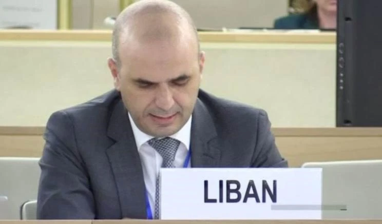 El representante de El Líbano ante las Naciones Unidas en Ginebra, Salim Badoura. El representante de El Líbano ante las Naciones Unidas en Ginebra, Salim Badoura.