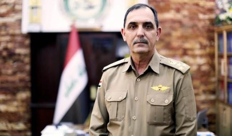 El portavoz del Comandante en Jefe de las Fuerzas Armadas, el mayor general Yahya Rasoul.