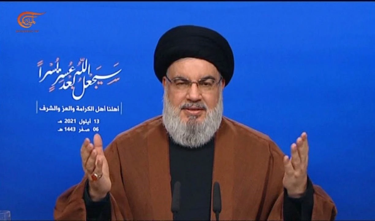 Sayyed Hassan Nasrallah, secretario general de la Resistencia libanesa.
