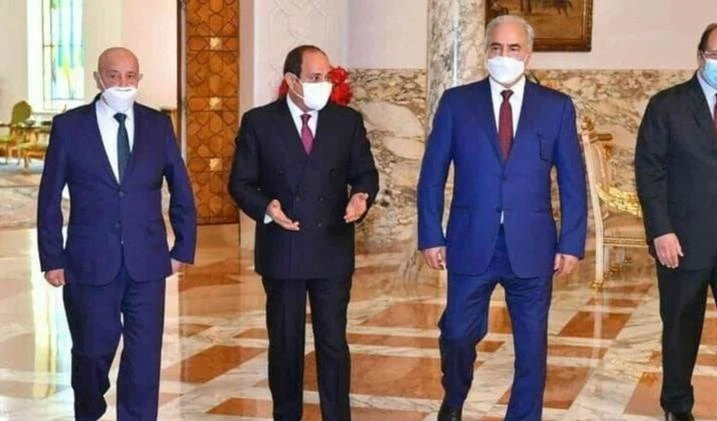 El-Sisi destaca interés en preservar la unidad nacional libia.