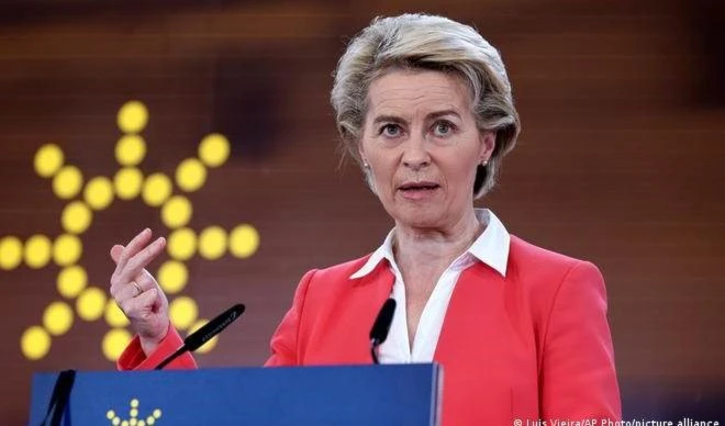 Ursula von der Leyen, presidenta de la Comisión Europea.