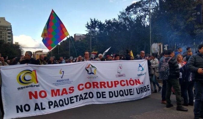 Colombianos marcharán contra paquetazo neoliberal de Iván Duque.