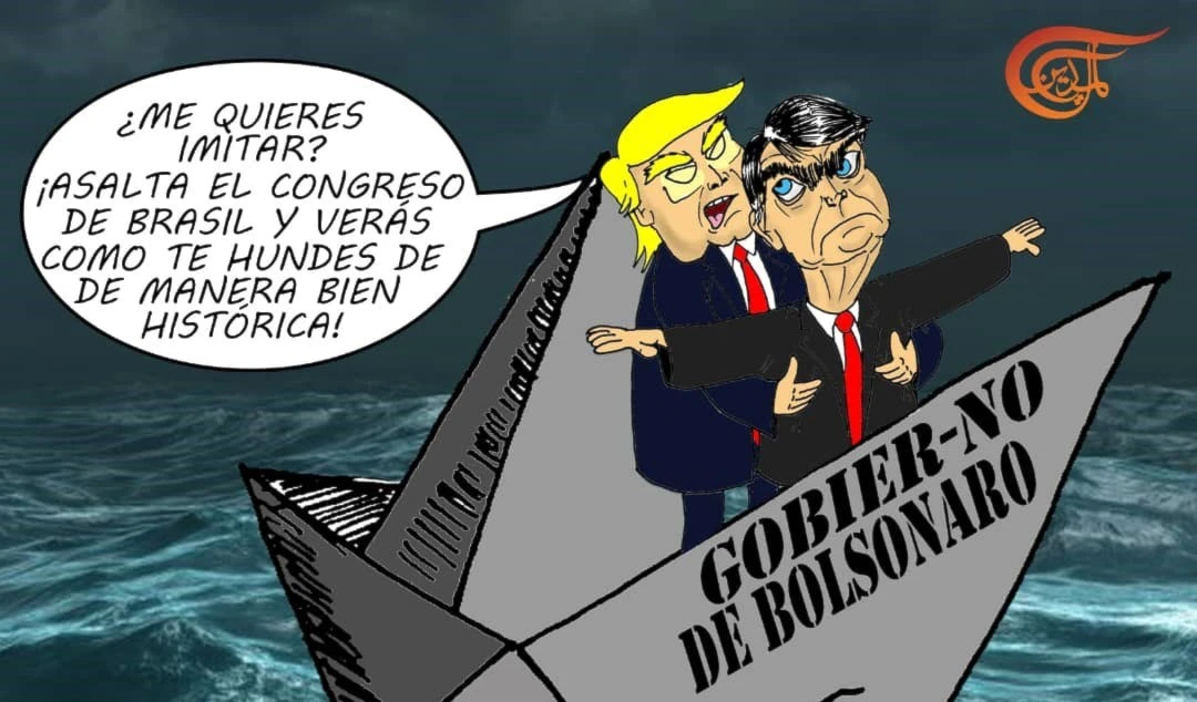 Bolsonaro chapoletea al estilo de Trump