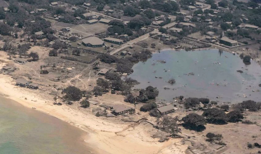 El 80% de la población de Tonga se ha visto afectada por la erupción, afirma la ONU
