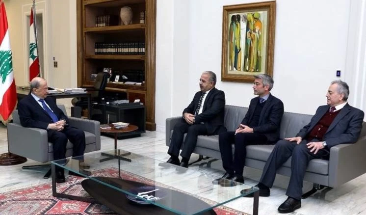 Reunión del presidente Aoun con el ministro de Energía sirio para discutir cooperación en materia de electricidad.