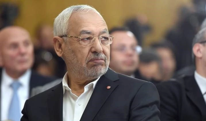 Rached Ghannouchi, presidente del parlamento tunecino suspendido y líder del partido Al Nahda.