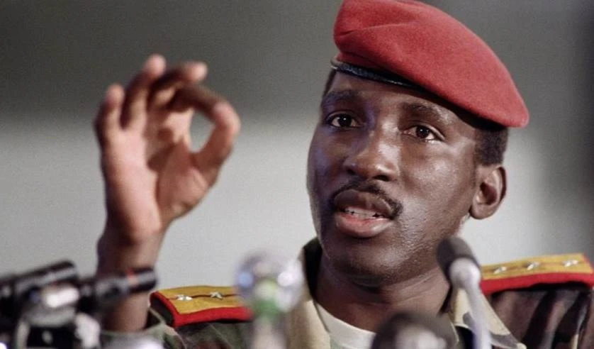 El expresidente burkinés Thomas Sankara.