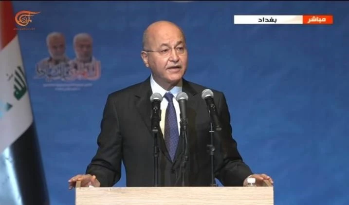 Barham Salih, presidente de Iraq.